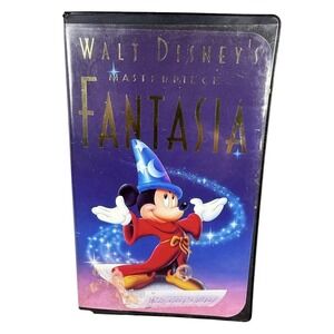 Vintage Disney Fantasia VHS Walt Disney Masterpiece Family Fantasy Animated